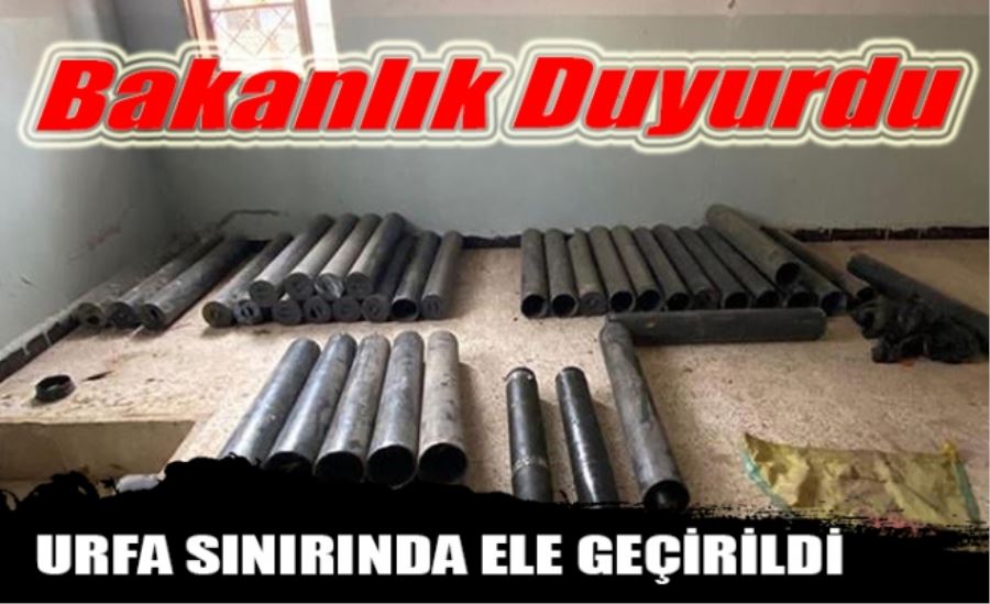 Akçakale Sınırında 39 Adet Katyuşa Roketi Ele Geçirildi