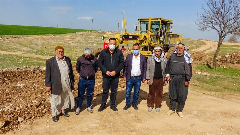 Başkan SOYLU Ceylanpınar Kırsalına 121 Km Stabilize Yol Yapıldı