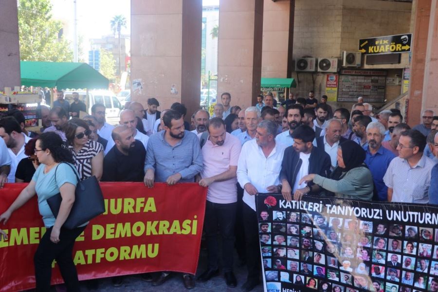 Urfa Emek ve Demokrasi Platformu, Ankara’da gerçekleşen saldırının 7. Yılında basın açıklaması düzenledi.