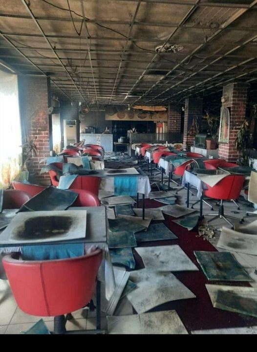 Ceylanpınar’da Çıkan Yangında Restoran Kullanılamaz Hale Geldi