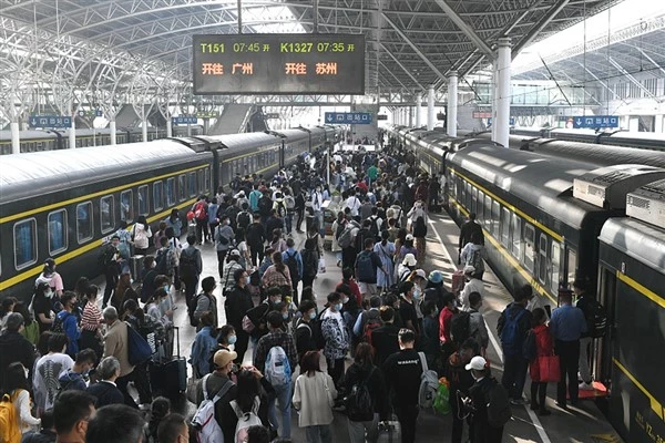Çin demiryolları 2023 yılında 3,68 milyar yolcu taşıdı