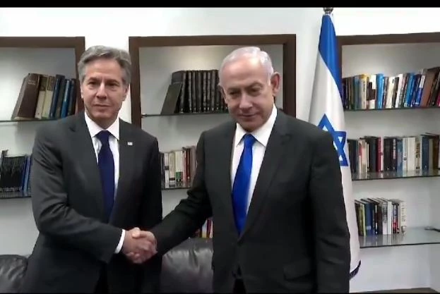 ABD Dışişleri Bakanı Antony Blinken Tel Aviv