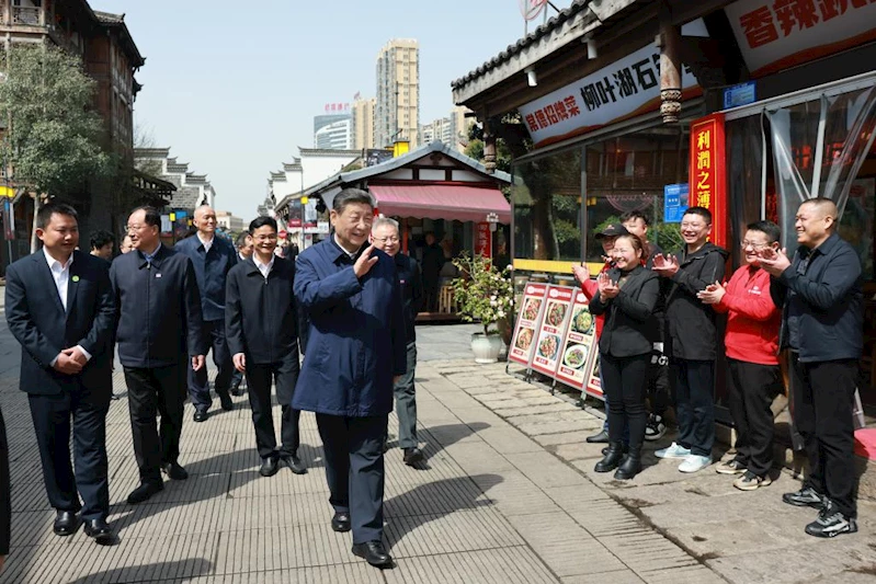  Xi: Hunan eyaleti Çin tarzı modernizasyonda yeni bir bölüm yazmalı