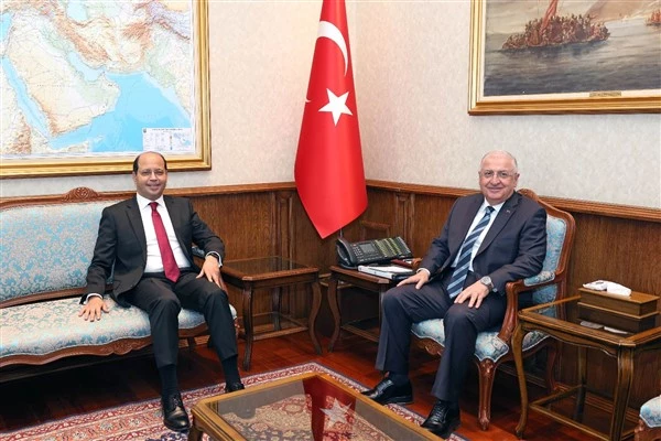 Bakan Güler, Mısır’ın Ankara Büyükelçisi Elhamamy