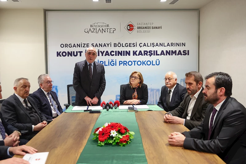 Gaziantep Büyükşehir, OSB ile ortak çalışma başlattı