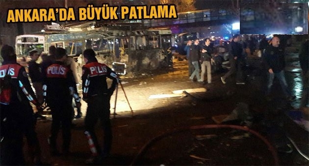 Ankara?da Patlama 37 ölü