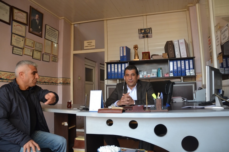 Ceylanpınar Belediye Başkanı Menderes ATİLLA Gazetemizi ziyaret etti.