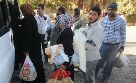 Ceylanpınar?daki Suriyeli Sığınmacı Sayısı 45 Bin 508 Oldu