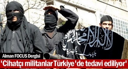 `Cihatçı militanlar Türkiye`de tedavi ediliyor`