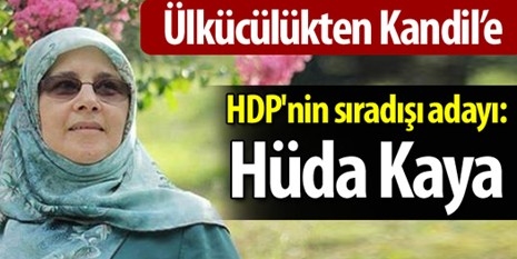 HDP`nin sıradışı adayı: Hüda Kaya