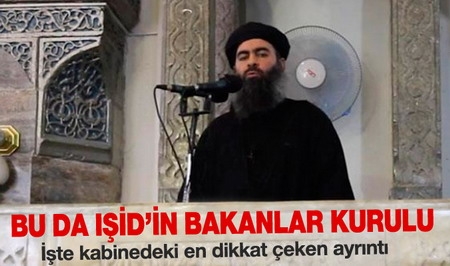 IŞİD lideri Bağdadi`nin kabine şeması ortaya çıktı