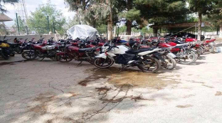 Şanlıurfa`da 80 motosiklet hırsızlığına 45 gözaltı