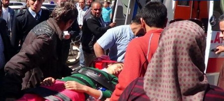 Suriye`den Seken Mermi Öğrenciyi Yaraladı