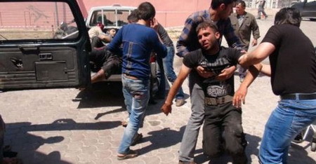 Türkiye-Suriye sınırında patlama 