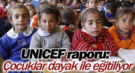 UNICEF raporu: Çocuklar dayak ile eğitiliyor