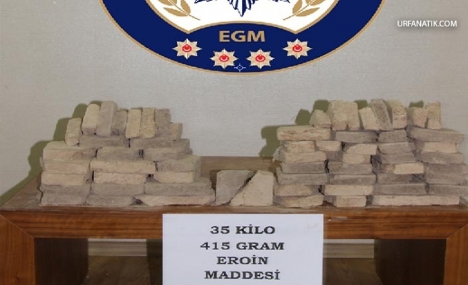 Urfa Polisinden 1,5 Milyon Liralık Eroin Operasyonu