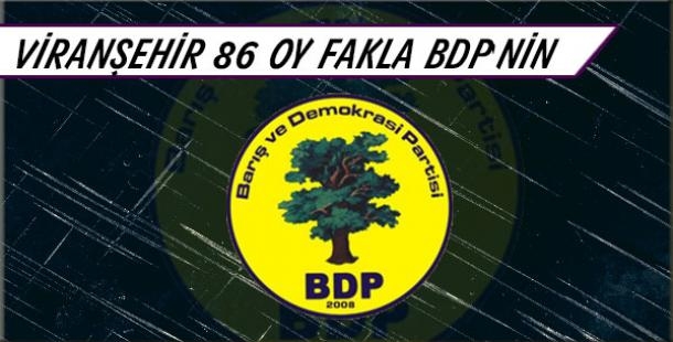 Viranşehir Az Farkla BDP?nin