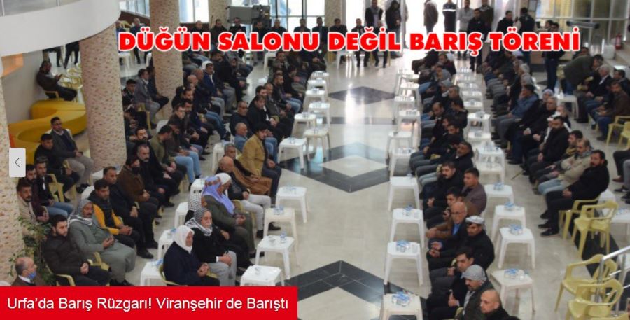 BARIŞIN SESİ BU SEFER VİRANŞEHİR DEN GELDİ