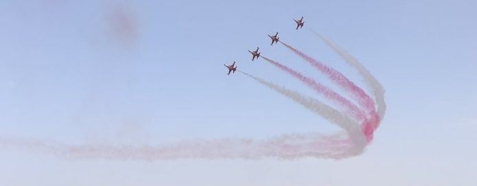 Türk Yıldızları Hava Akrobasi uçuşuyla Şanlıurfa