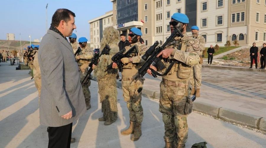 Şanlı Urfa Valisi  Ayhan, İl Jandarma Komutanlığını ziyaret etti,