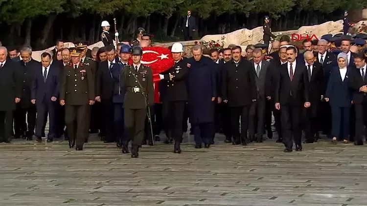 Cumhurbaşkanı Erdoğan Anıtkabir