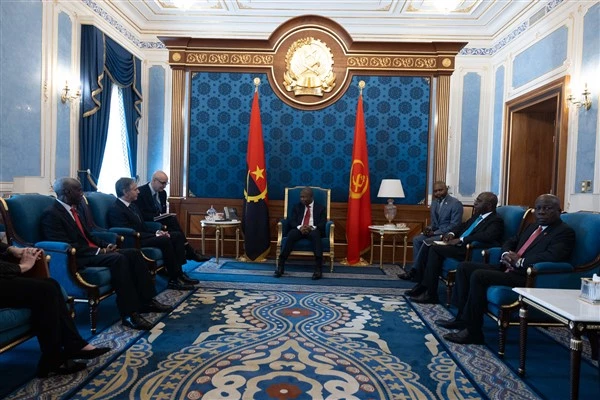 ABD Dışişleri Bakanı Blinken, Angola Devlet Başkanı Lourenço ile bir araya geldi