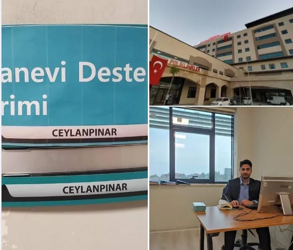 Ceylanpınar Müftülüğünden, Devlet Hastanesine Manevi Destek Birimi