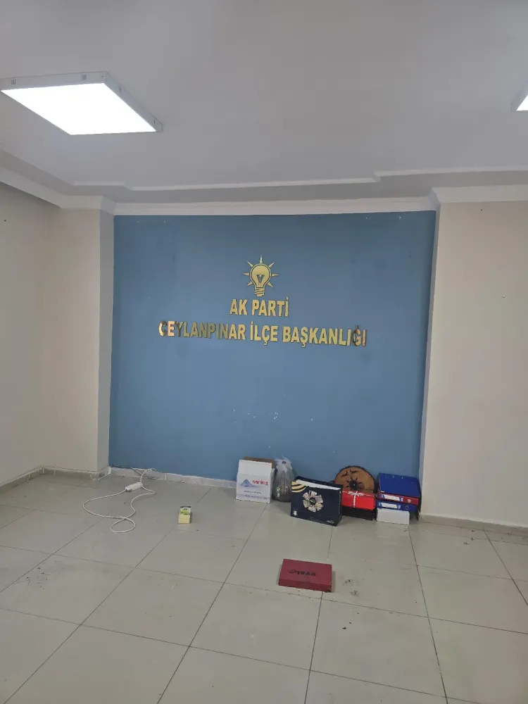 Ak Parti Ceylanpınar İlçe Başkanlığı Boşaltıldı