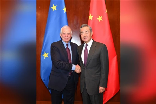 Wang Yi, Josep Borrell