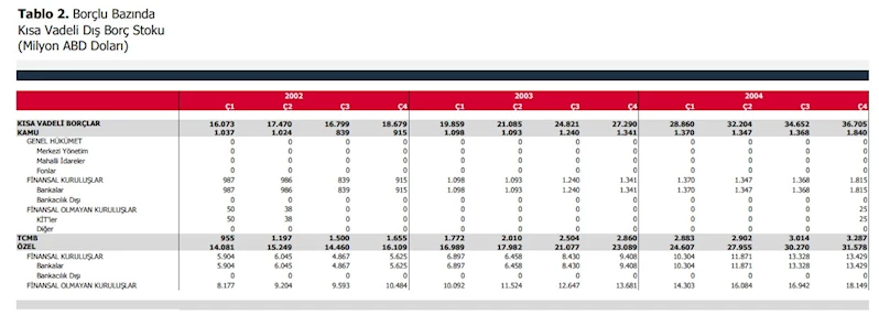 TCMB-Bir yıl ve daha kısa sürede 226,6 milyar dolar borç ödenecek