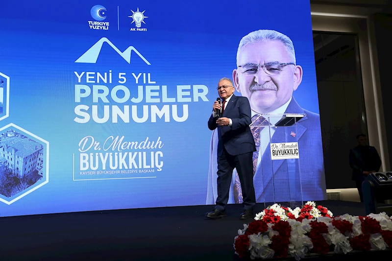 Başkan Büyükkılıç, sosyal hizmet projelerini anlattı