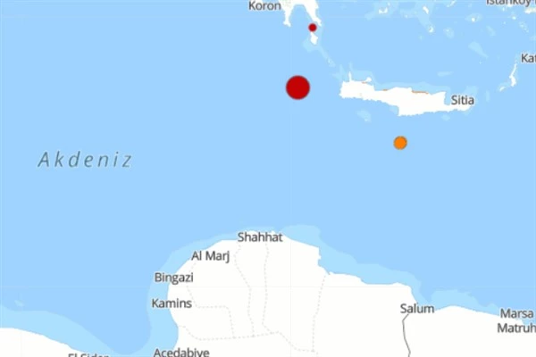 Akdeniz’de deprem 