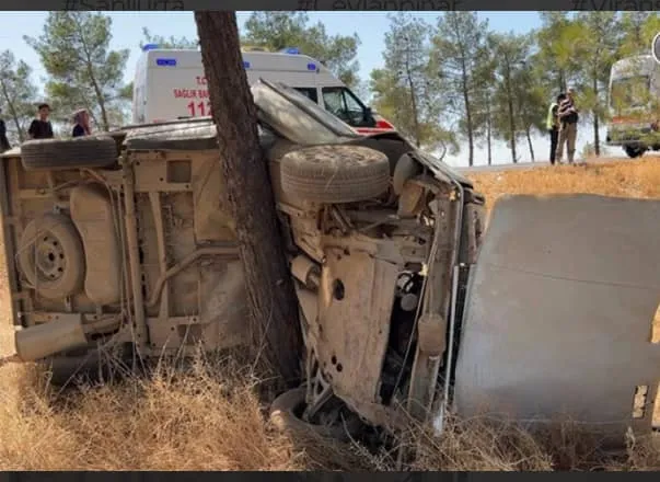 Ceylanpınar’da Trafik Kazası; 2 yaralı