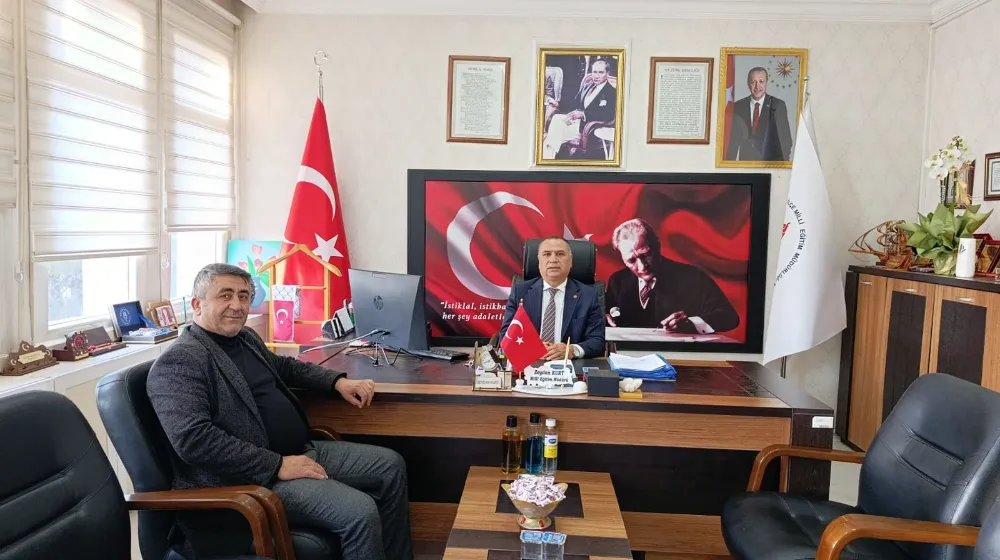 CEYLANPINAR ESOB BAŞKANI BÜLENT ÇELİK’TEN 24 KASIM ÖĞRETMENLER GÜNÜ ZİYARETİ