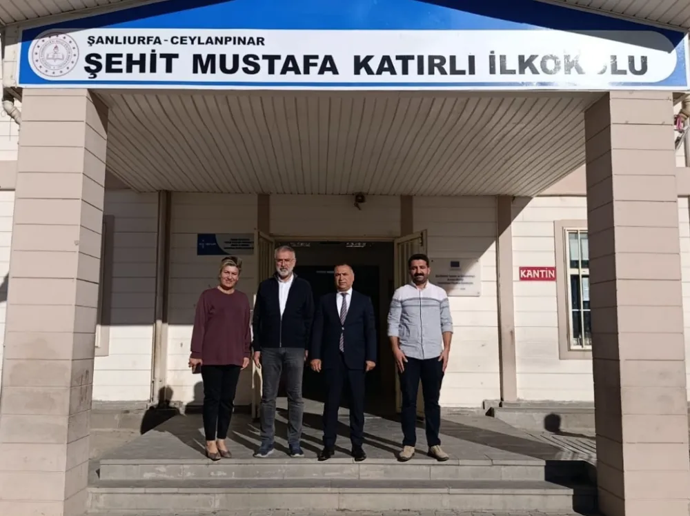 Ceylanpınar’da  İlçe Milli Eğitim Müdürü Zeydan Kurt  Okul Ziyaretleri Devam Ediyor