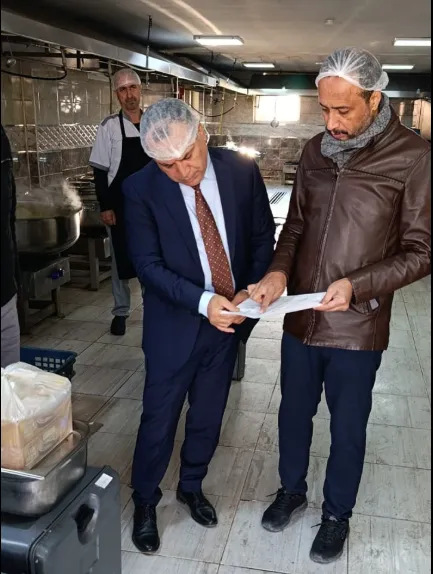 Ceylanpınar’da Taşımalı Eğitim Yemek Hizmeti Yerinde İncelendi