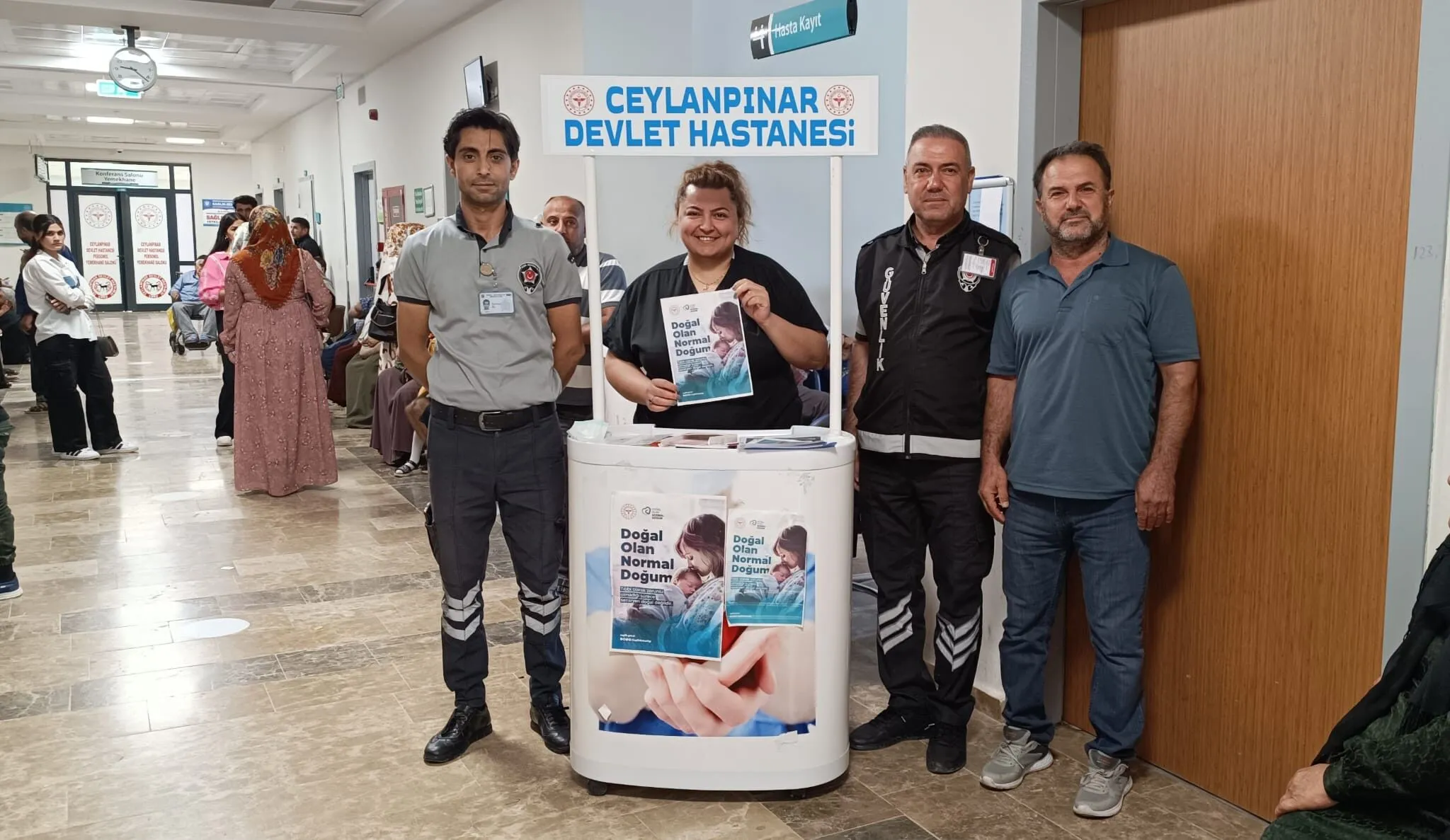  Ceylanpınar ilçesinde Ceylanpınar Devlet Hastaneside Stant Kuruldu
