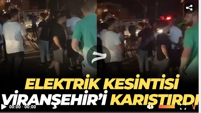 Viranşehir’de Elektrik Kesintileri Hayatı Felç Etti: Vatandaşlar Sokaklara Döküldü