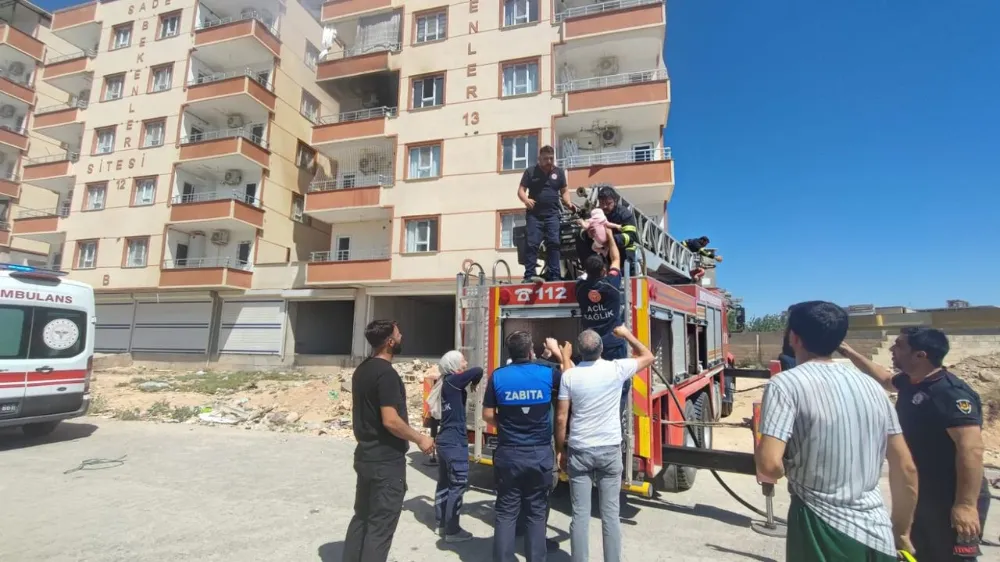  Ceylanpınar’da Yangın Paniği: Mahsur Kalanlar Kurtarıldı