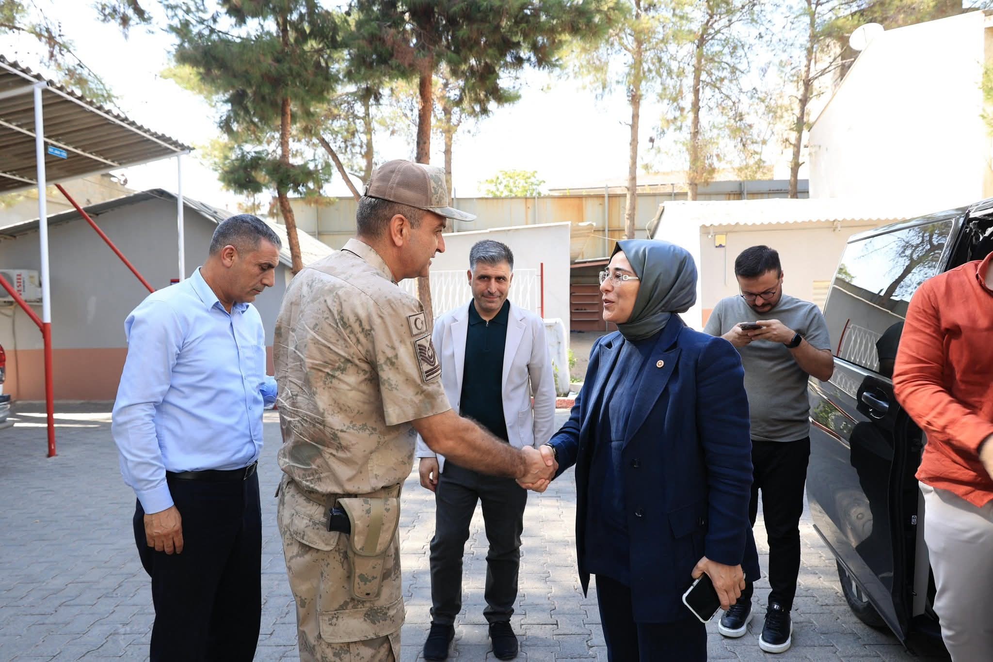 Milletvekili Cevahir Asuman Yazmacı’dan Ceylanpınar Jandarma Ziyareti