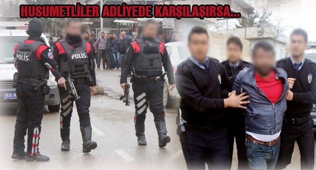 Adliye?de Kavga 3 Yaralı