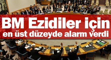 BM Ezidiler için en üst düzeyde alarm verdi