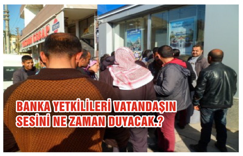 Ceylanpınar da Bankaların Keyfi Bankamatik Sayısı Vatandaşları Çileden Çıkarıyor