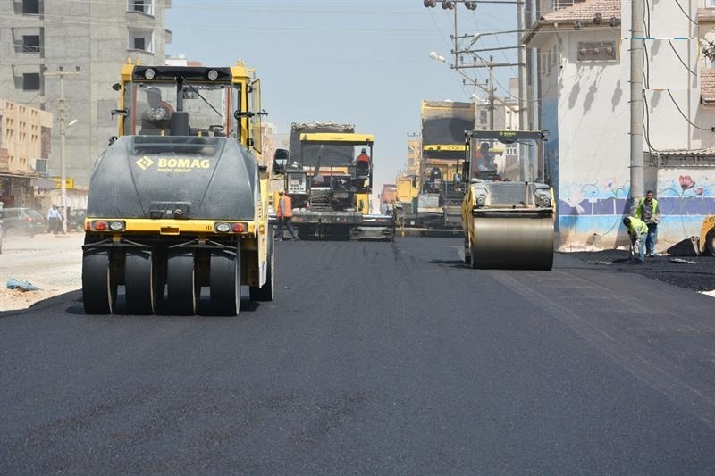 Ceylanpınar`da Prestij Cadde Çalışmaları Hız Kazandı