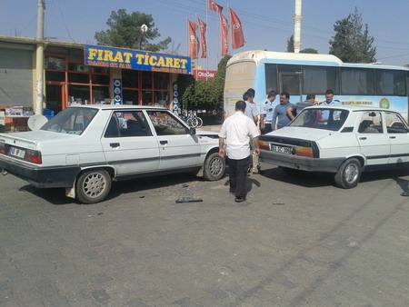 Ceylanpınar`da Trafik Kazası