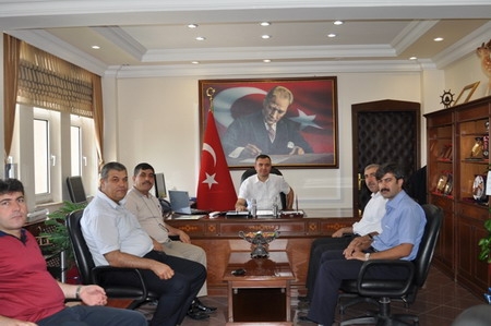 Ceylanpınar?daki STK?lar, İlçe Kaymakamı?nı Ziyaret Ettiler
