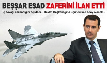 Esad: Suriye?de ordu üstünlüğü sağladı