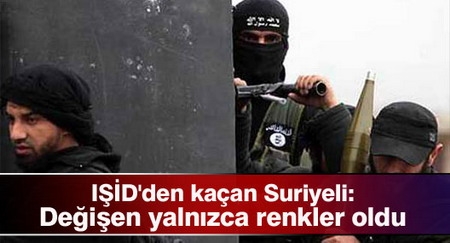 IŞİD`den kaçan Suriyeli: Değişen yalnızca renkler oldu