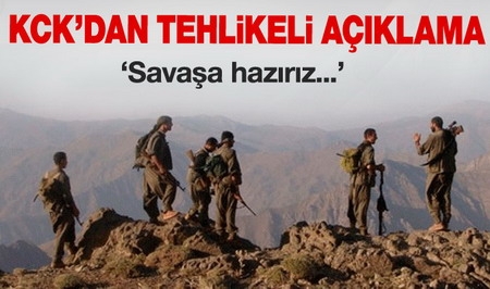 KCK`dan savaş açıklaması