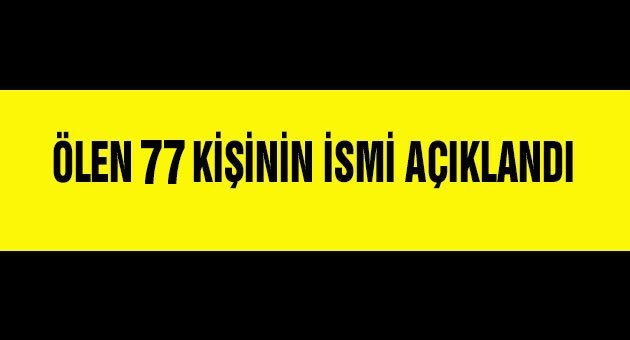 Ölü Sayısı 95`e Yükseldi